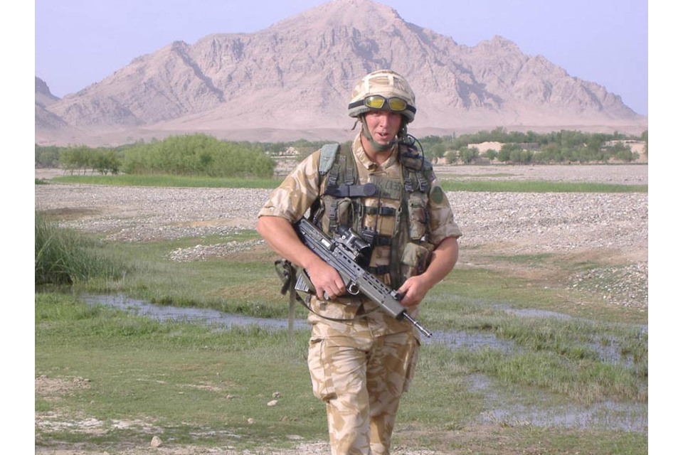 Lance Corporal Peter Edward Craddock of 1st Battalion The Royal Gloucestershire, Berkshire and Wiltshire Regiment (All rights reserved.)