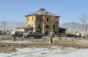 80-year-old building in Afghanistan