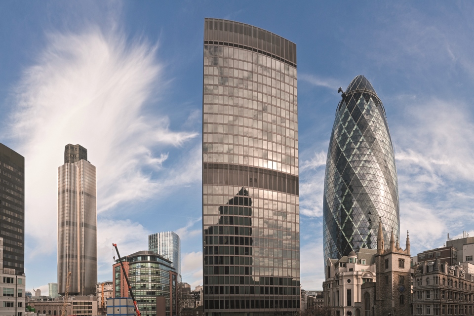 London City skyscrapers © Oliver Slay/Crown Copyright