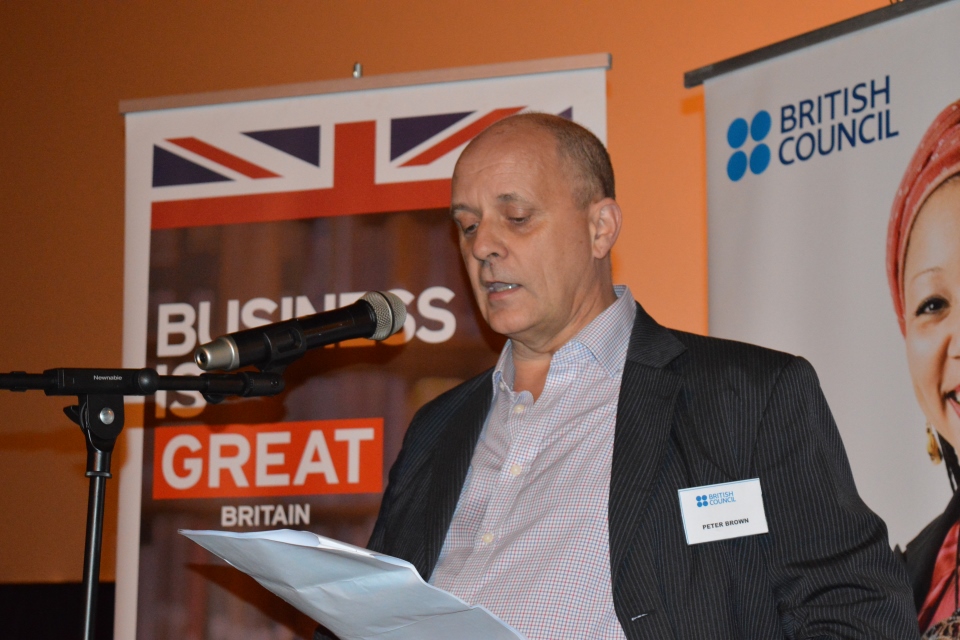 British Council's Peter Brown