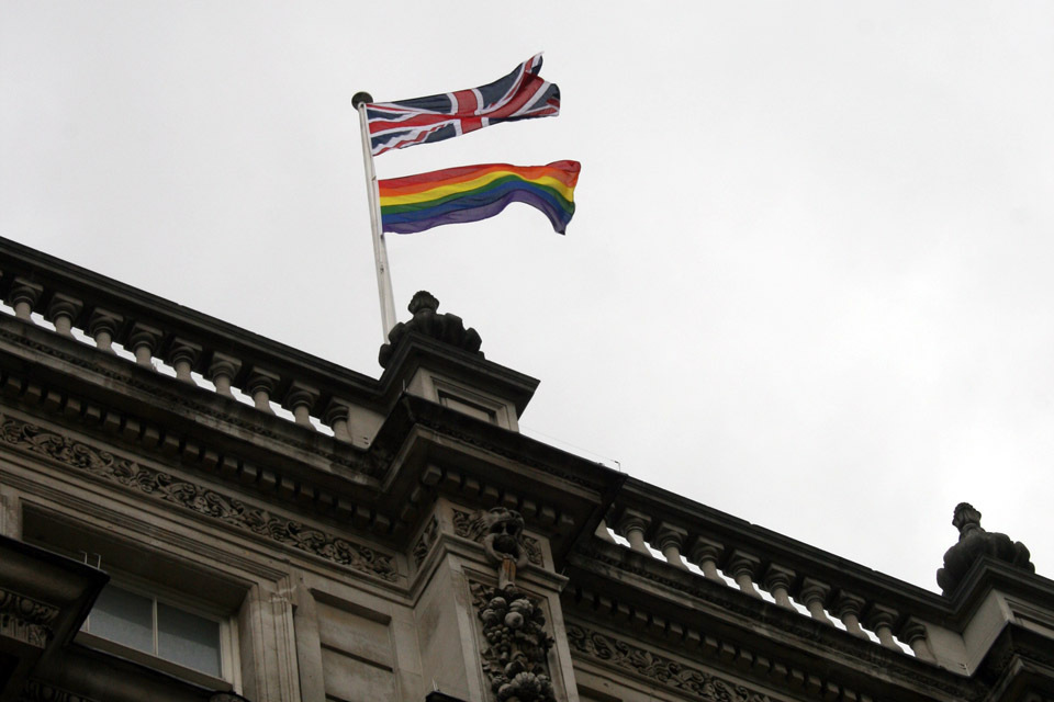 Cabinet Office fly iconic rainbow flag to celebrate Pride 