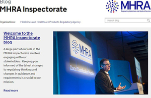 An MHRA inspector at an event