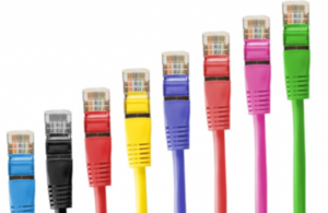 Image of broadband network cables