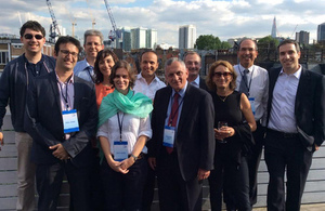 Entrepreneurs and organisers of the Israeli Digital Health mission to the UK, in London.