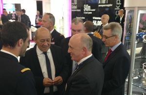 Stephen Phipson, Head of UKTI DSO meets French Defence Minister.