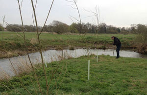 Planting trees to shade the Ouse