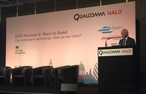 Speech at Formula E: Race to Road