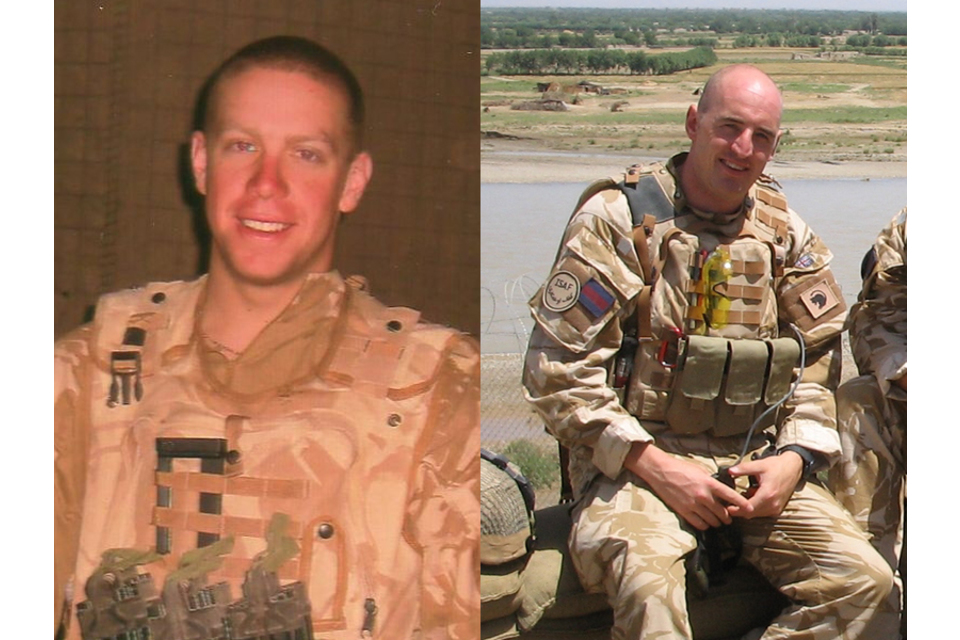 Corporal Matthew James Stenton (left) and Lance Corporal Stephen Daniel Monkhouse (All rights reserved.)