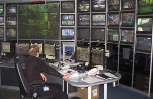 CCTV control room