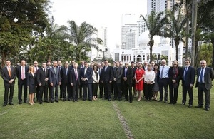 Prime Minister with trade delegation on visit to Jakarta, Indonesia
