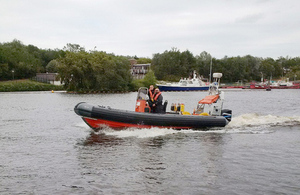 Environment Agency boat patrol