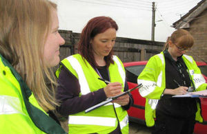 Environment Agency, county council, and Boston Borough Council officers carried out a visit to crack down on illegal vehicle dismantlers