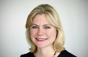 International Development Secretary Justine Greening.