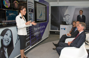 Foreign Secretary visits BT Japan