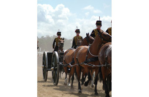 King's Troop on the parade ground