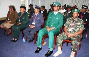 Graduating SADC Security Forces