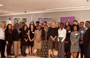 2014/15 Chevening Scholars with High Commissioner Judith Macgregor