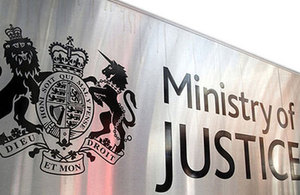 Ministry of Justice sign