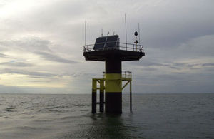 A new tidal gauge in The Wash completes a national network and will help improve flood forecasting