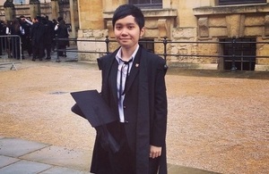 Chevening alumni Dang Nguyen has just returned from UK after a year at Oxford University.