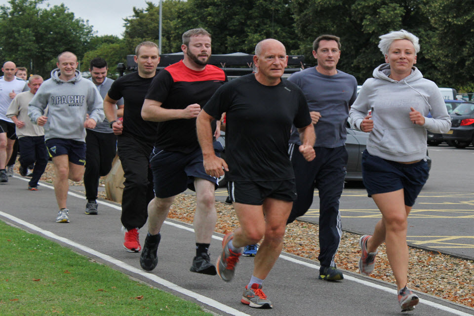 DCC Chesterman leads the pack in the early part of the challenge