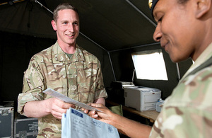 The MOD has extended its free mail service