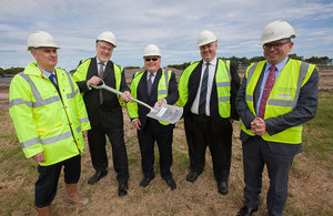 Nuclear archive turf cutting event