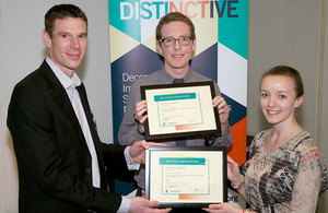 Winners at DISTINCTIVE consortium conference