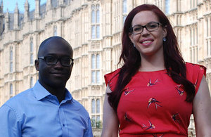 Sam Gyimah and Natasha Devon