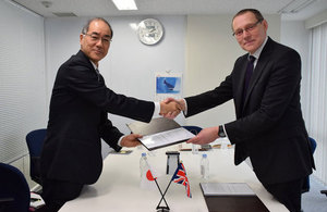 Dr Adrian Simper, NDA’s Strategy and Technology Director and Mr Hajimu Yamana, NDF’s Vice President