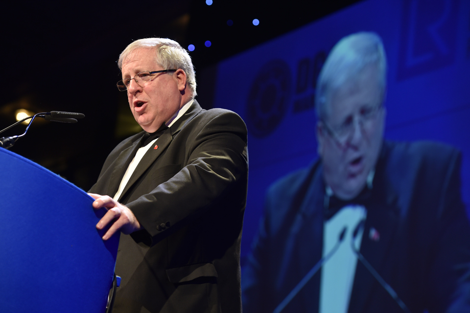 Patrick McLoughlin at Gala Dinner
