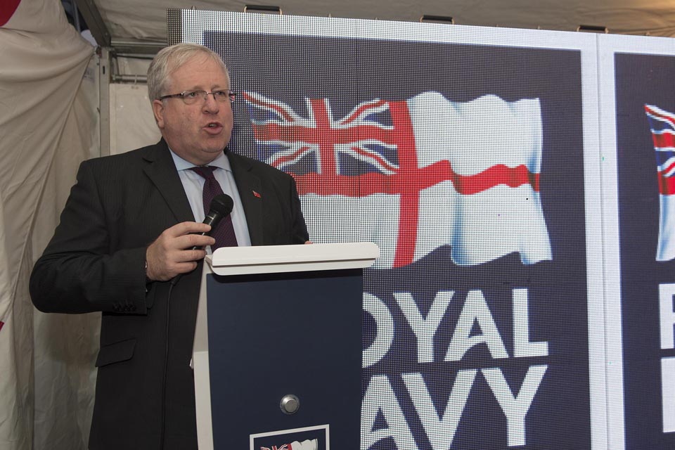 Patrick McLoughlin gives speech
