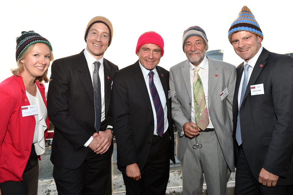 Robert Goodwill with attendees at the Red Ensign Reception
