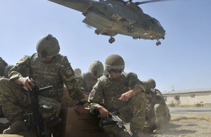 Soldiers from 4 Mechanized Brigade in Afghanistan, September 2010