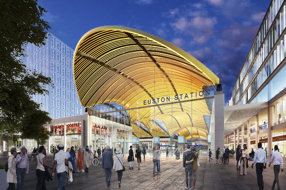 HS2 vision for Euston southern entrance