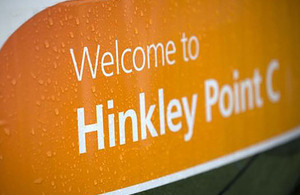 Hinkley Point C sign