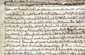1217 Magna Carta from Hereford Cathedral