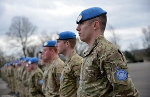 UK soldiers in UN peacekeeping forces