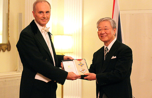 Mr Hiroaki Nakanishi honoured by the Queen