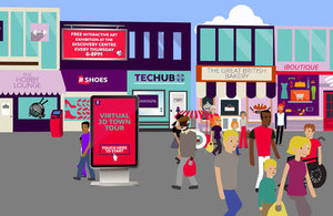 An animation explaining the aims of the re-imaging the High Street competition