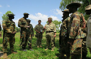 UK military chief visits British training team in Nigeria