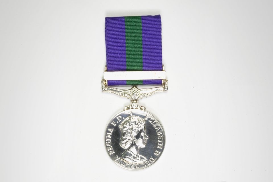 General Service Medal with clasp