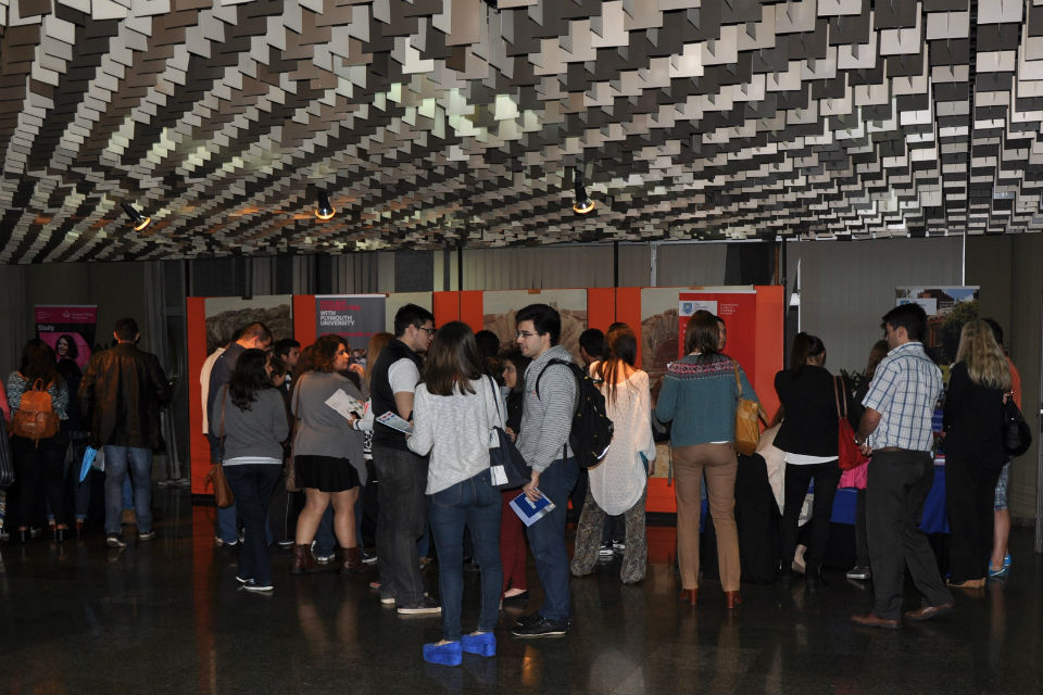 Students were interested in the wide variety of programmes at offer during the Fair