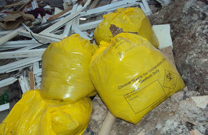 Hazardous waste on site
