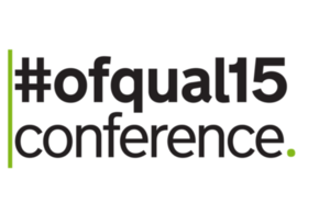 Ofqual conference logo: #ofqual15