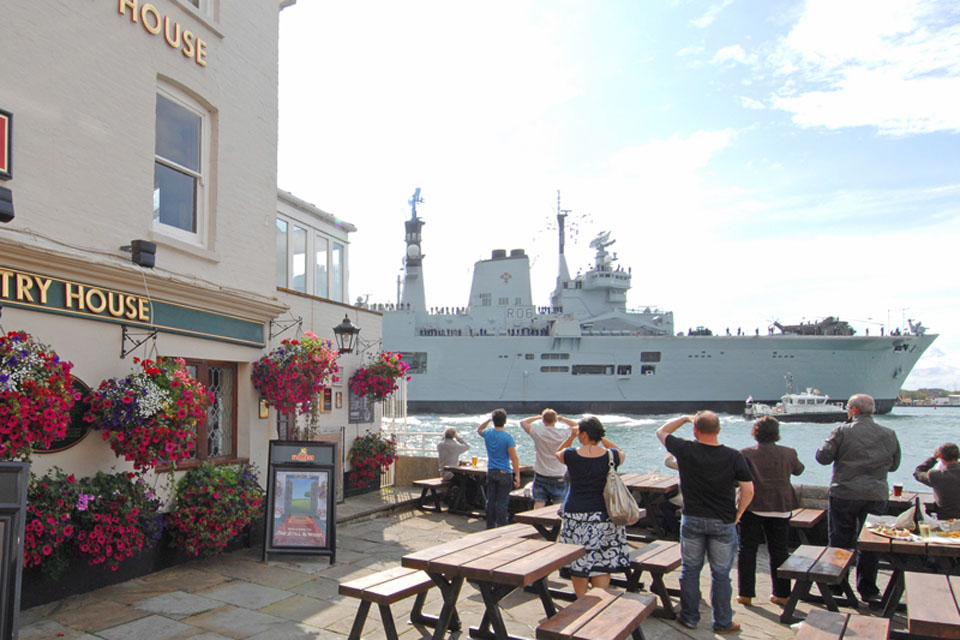 HMS Illustrious has been modified to turn her into a helicopter and commando carrier