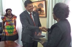 UK-Zambia Defence relations MoU signing