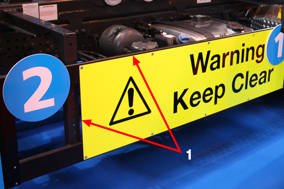 Individual Vehicle Approval (IVA) vehicle side guards (lateral