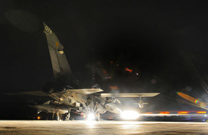 An RAF Tornado GR4