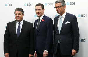 Chancellor with Minister for Economic Affairs and Energy and Vice Chancellor of Germany Sigmar Gabriel